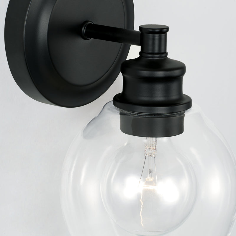 Capital Lighting 621111MB-426 One Light Wall Sconce, Matte Black