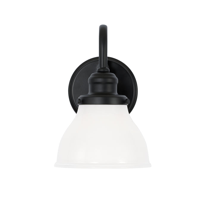 Capital Lighting 8301MB-128 One Light Wall Sconce, Matte Black