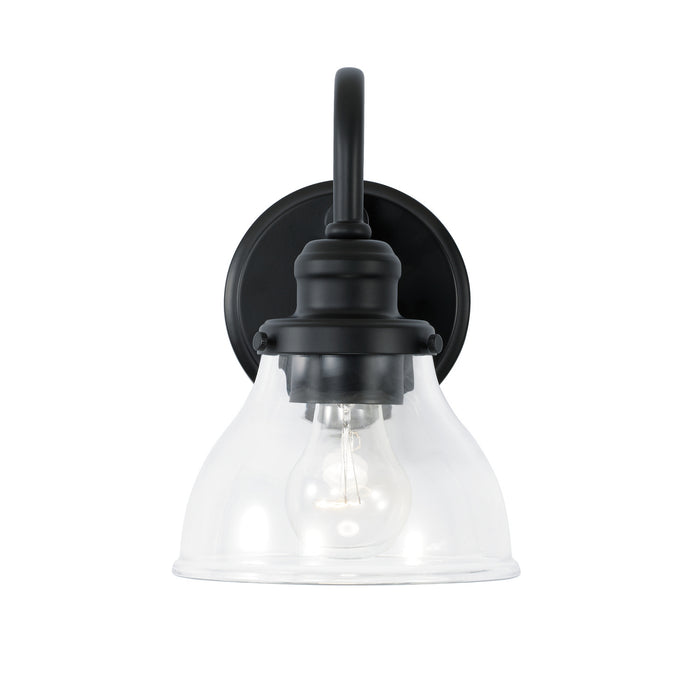 Capital Lighting 8301MB-461 One Light Wall Sconce, Matte Black