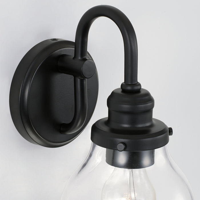 Capital Lighting 8301MB-461 One Light Wall Sconce, Matte Black