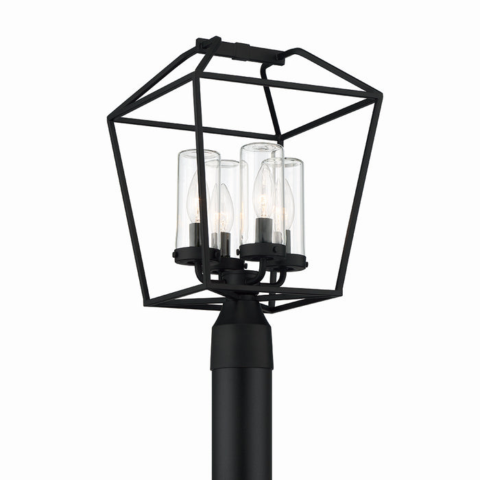 Eurofase 41959-015 Four Light Outdoor Post Mount, Satin Black