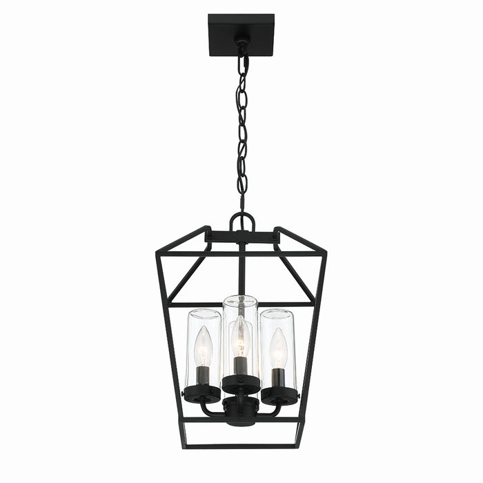 Eurofase 41960-011 Four Light Outdoor Pendant, Satin Black