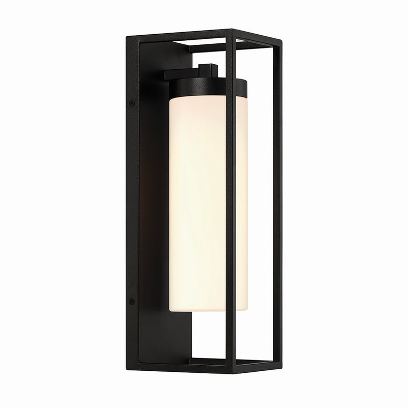 Eurofase 41962-015 One Light Outdoor Wall Sconce, Black