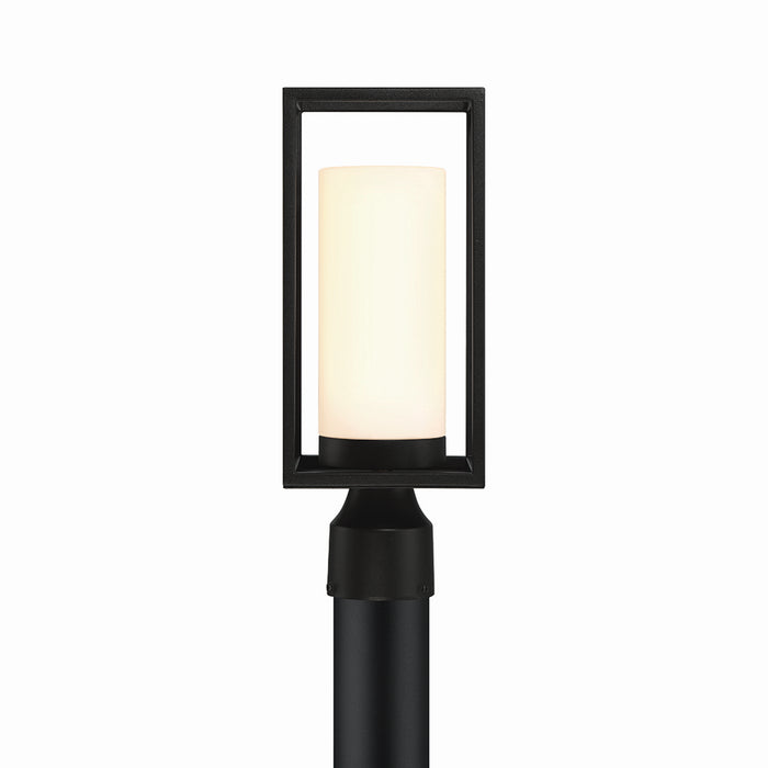 Eurofase 41963-012 One Light Outdoor Post Mount, Black