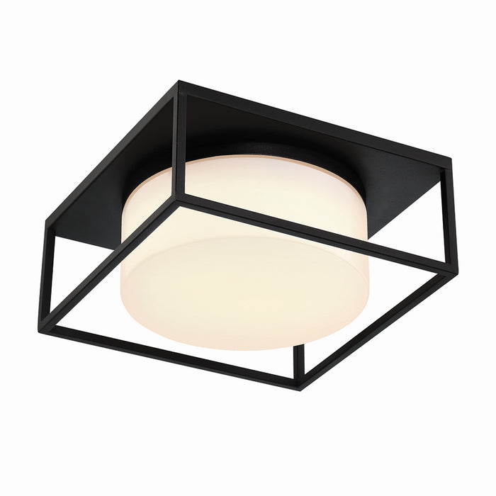 Eurofase 41965-016 Two Light Outdoor Flushmount, Black