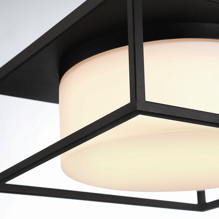 Eurofase 41965-016 Two Light Outdoor Flushmount, Black