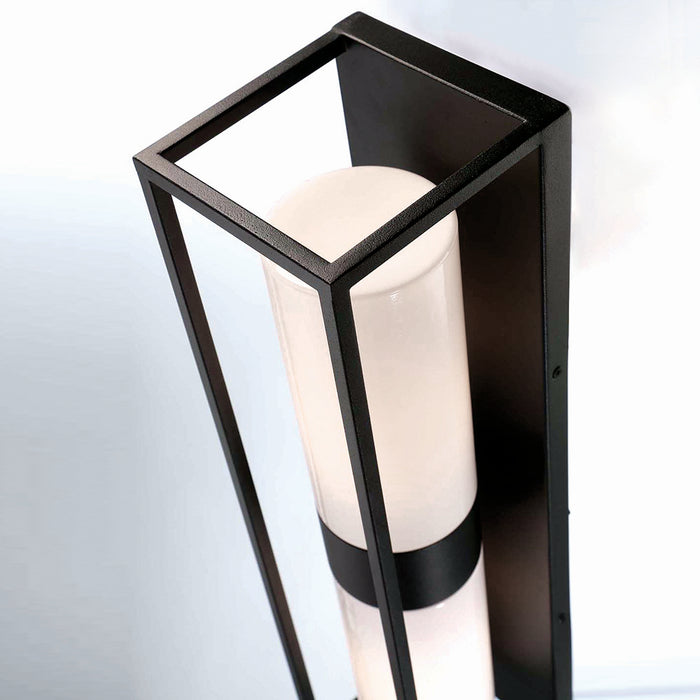Eurofase 41966-013 Two Light Outdoor Lantern, Black