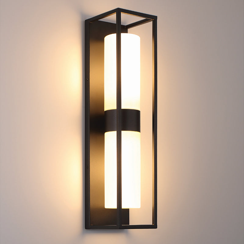 Eurofase 41966-013 Two Light Outdoor Lantern, Black