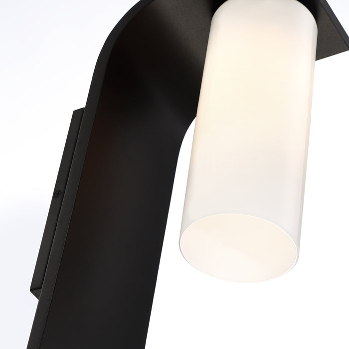 Eurofase 41971-017 One Light Outdoor Wall Sconce, Black