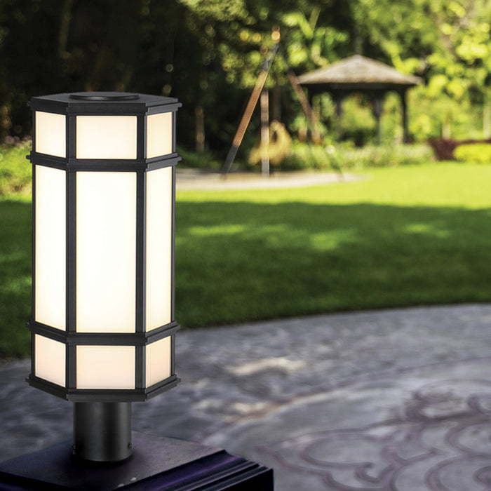Eurofase 42690-016 LED Outdoor Post Mount, Satin Black