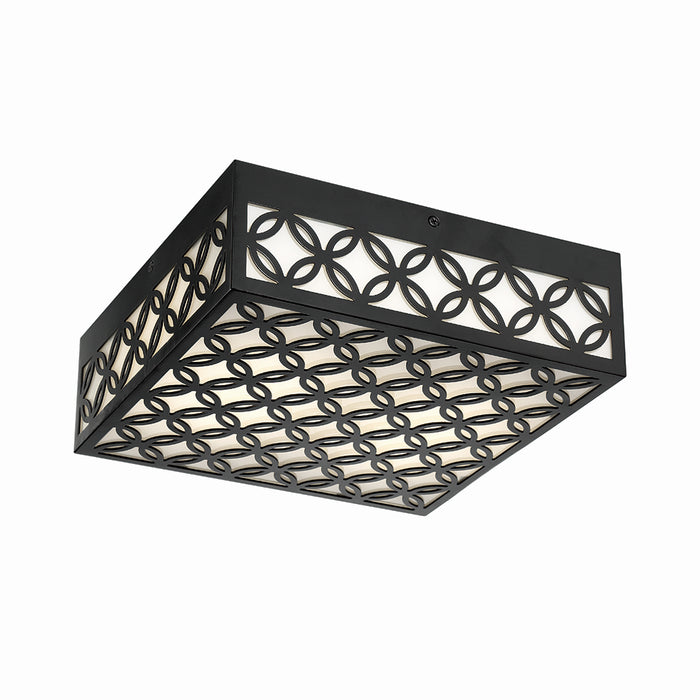 Eurofase 42696-018 LED Outdoor Flushmount, Black