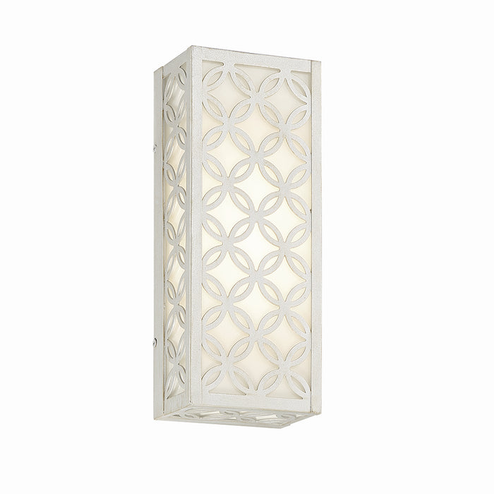 Eurofase 42698-024 LED Outdoor Wall Sconce, Aged silver