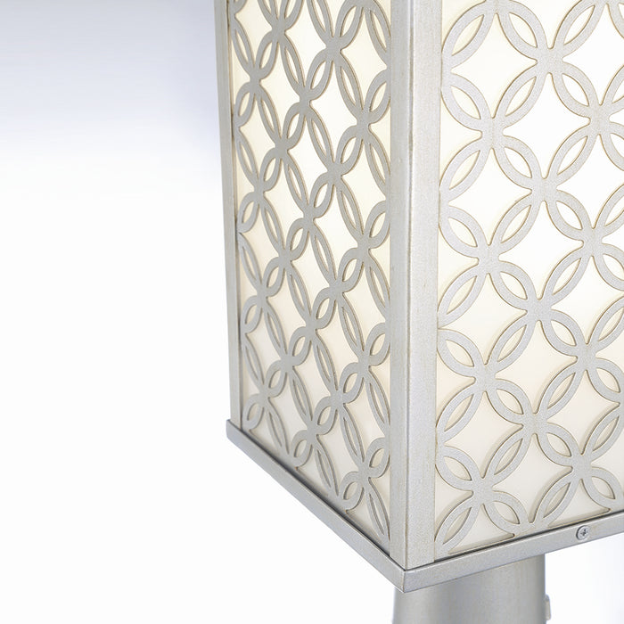 Eurofase 42700-025 LED Post Mount, Aged silver