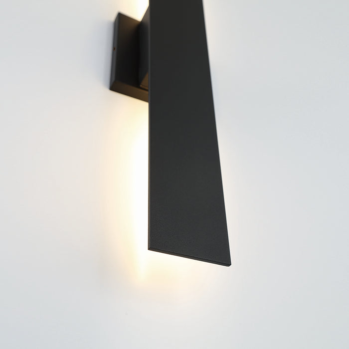 Eurofase 42708-018 LED Outdoor Wall Sconce, Black