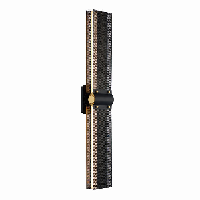 Eurofase 42711-018 LED Outdoor Wall Sconce, Gold-Black