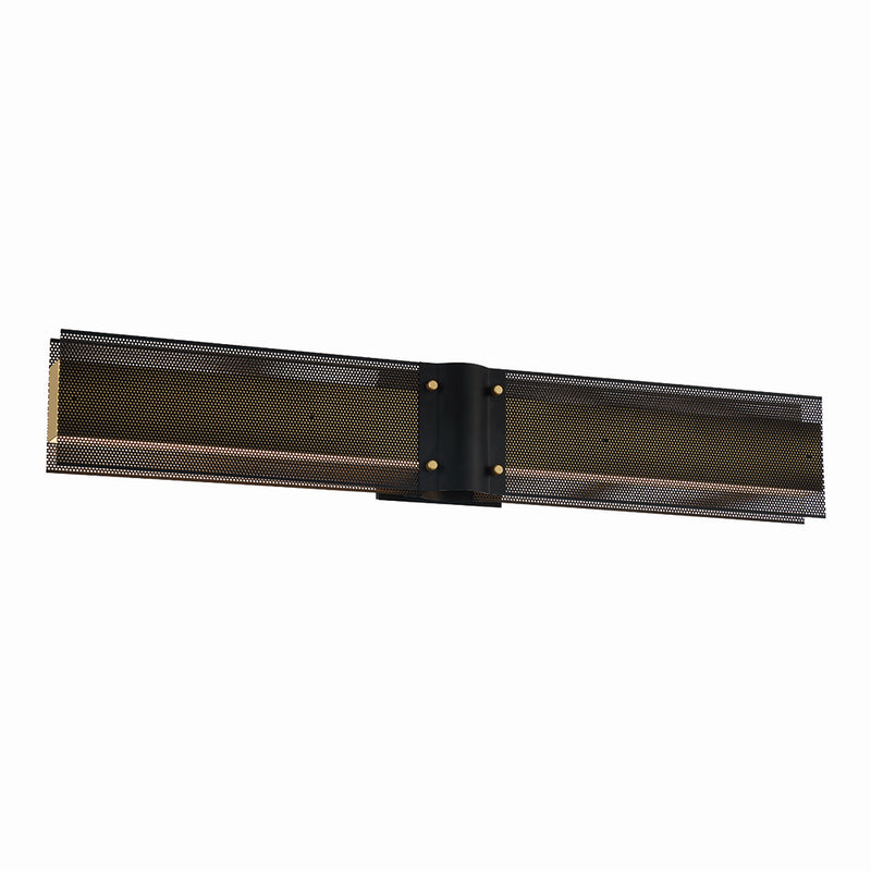 Eurofase 42711-018 LED Outdoor Wall Sconce, Gold-Black