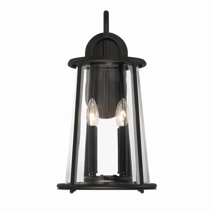 Eurofase 42720-010 Four Light Outdoor Wall Sconce, Satin Black