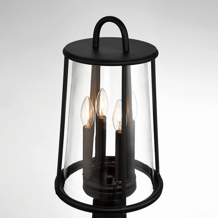 Eurofase 42723-011 Four Light Outdoor Post Mount, Satin Black