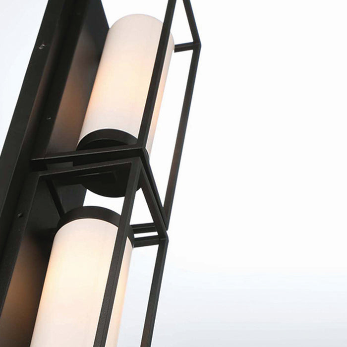Eurofase 42732-013 Two Light Outdoor Wall Sconce, Black