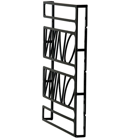 Meyda Tiffany 149200 Glass Rack, Black Metal