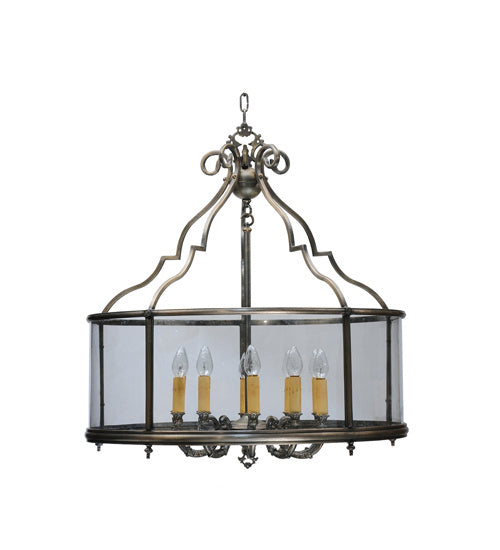 Meyda Tiffany 159085 Ten Light Pendant, Antique Brass