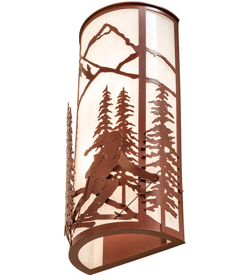 Meyda Tiffany 240975 Two Light Wall Sconce, Rust