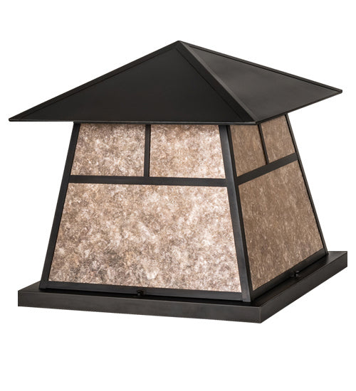 Meyda Tiffany 241008 Four Light Pier Mount, Craftsman Brown