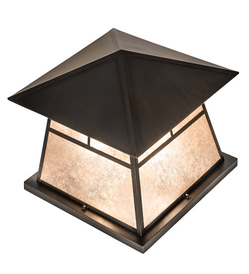 Meyda Tiffany 241008 Four Light Pier Mount, Craftsman Brown