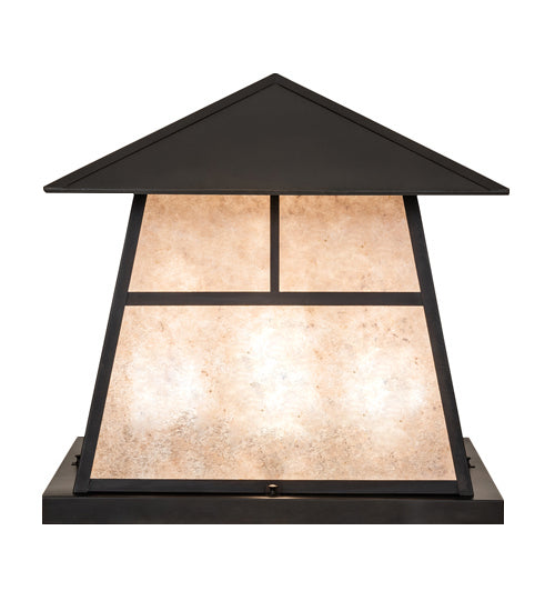 Meyda Tiffany 241008 Four Light Pier Mount, Craftsman Brown
