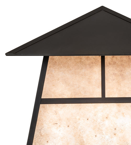 Meyda Tiffany 241008 Four Light Pier Mount, Craftsman Brown