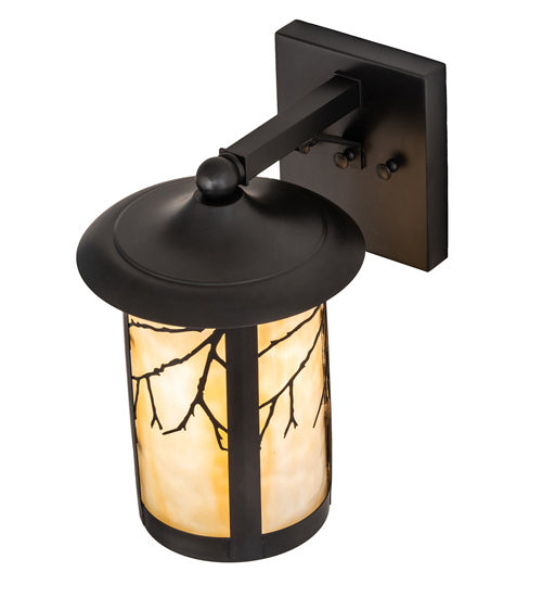 Meyda Tiffany 241274 One Light Wall Sconce, Craftsman Brown