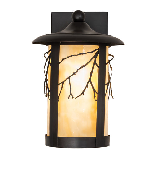 Meyda Tiffany 241274 One Light Wall Sconce, Craftsman Brown