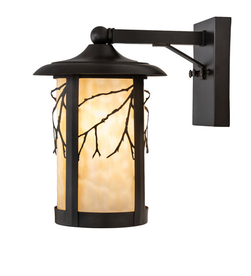 Meyda Tiffany 241274 One Light Wall Sconce, Craftsman Brown