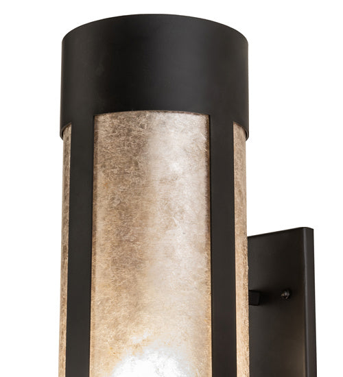 Meyda Tiffany 241475 One Light Wall Sconce, Silver Mica