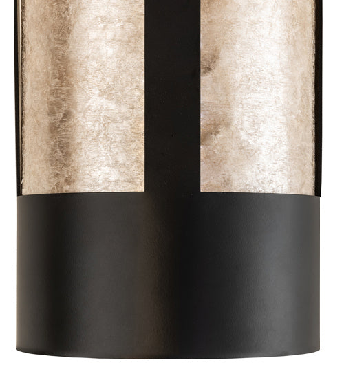 Meyda Tiffany 241475 One Light Wall Sconce, Silver Mica