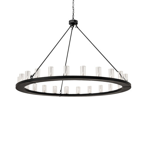 Meyda Tiffany 242137 24 Light Chandelier, Textured Black