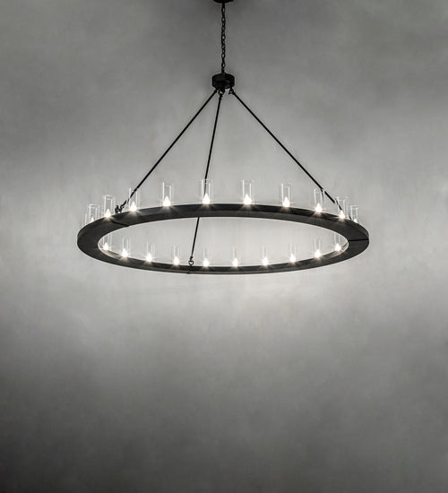 Meyda Tiffany 242137 24 Light Chandelier, Textured Black