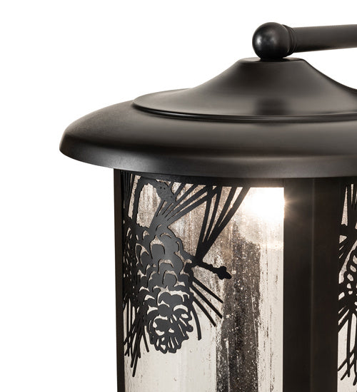 Meyda Tiffany 243346 One Light Wall Sconce, Craftsman Brown On Brass