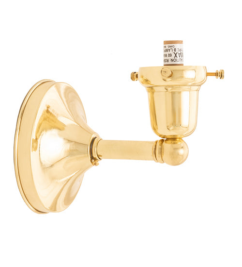 Meyda Tiffany 243627 One Light Wall Sconce Hardware, Polished Brass