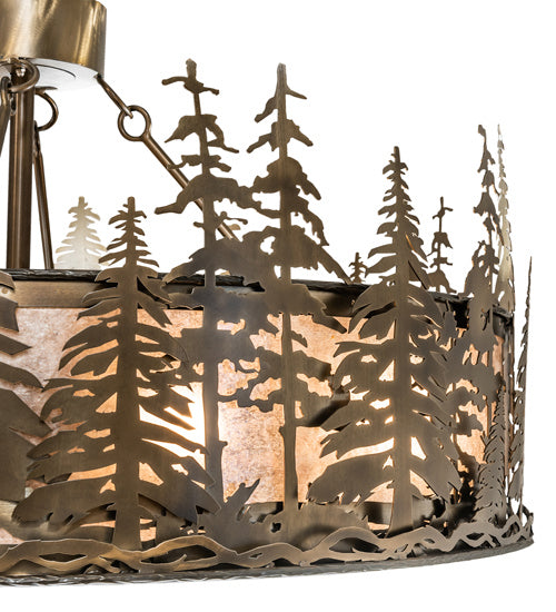 Meyda Tiffany 243947 24 Light Chandel-Air, Antique Copper