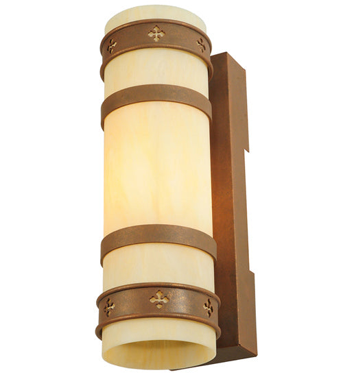 Meyda Tiffany 245576 One Light Wall Sconce, Antique Rust (Exterior)