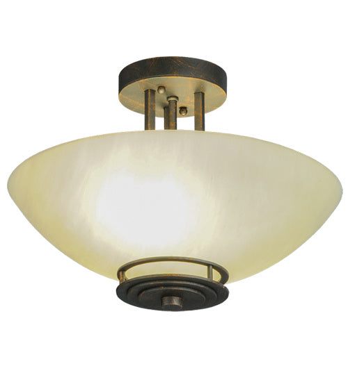 Meyda Tiffany 245593 Two Light Pendant, French Bronze