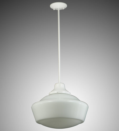 Meyda Tiffany 245727 One Light Pendant, White