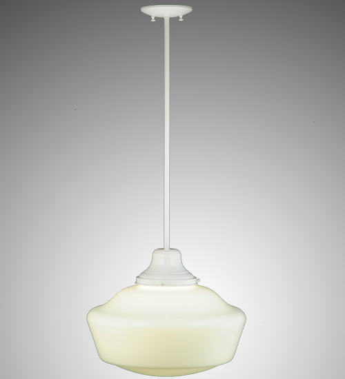 Meyda Tiffany 245727 One Light Pendant, White