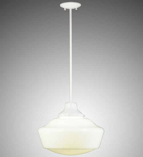 Meyda Tiffany 245727 One Light Pendant, White