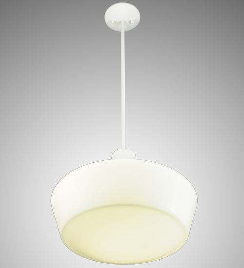 Meyda Tiffany 245727 One Light Pendant, White