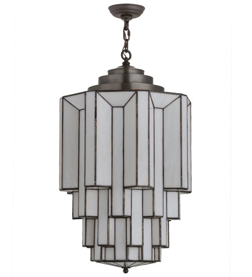 Meyda Tiffany 245767 One Light Pendant, Antique Iron Gate