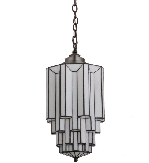 Meyda Tiffany 245823 One Light Pendant, Antique Iron Gate