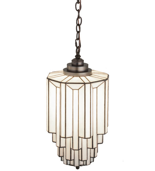 Meyda Tiffany 245823 One Light Pendant, Antique Iron Gate