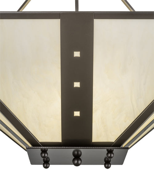 Meyda Tiffany 245912 Four Light Pendant, Bronze Metallic